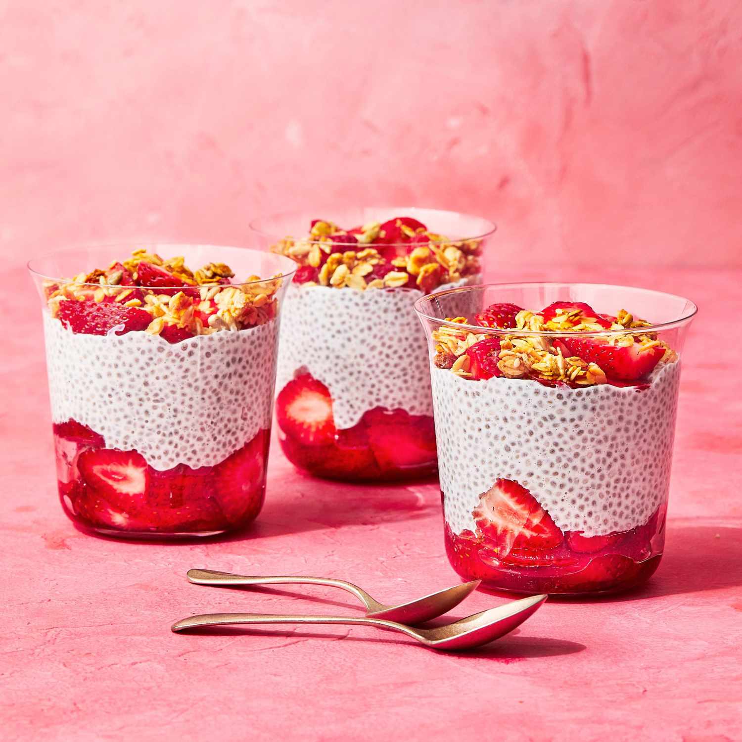 Strawberry-Chia Breakfast Pudding